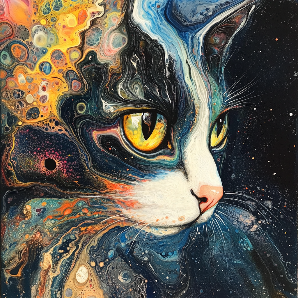 丙烯酸倾倒艺术